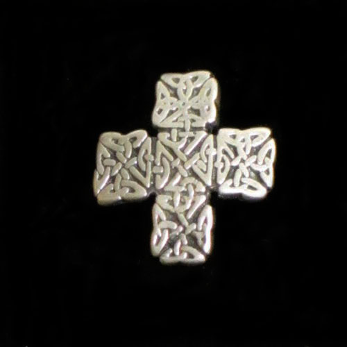 Pin plata cruz celta